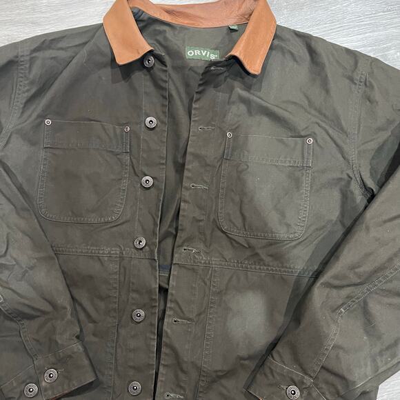 Orvis Men's Olive Green Barn Jacket - Picture 2 of 6
